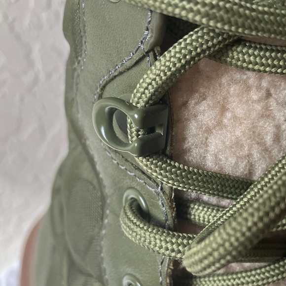 Coach: Olive Green (CF141) Citysole Quilted Leather Lace-up Boot- 10 main image 9